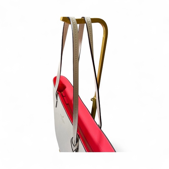 Kate Spade Abbey Street Karla in Cream and Hot Pink EUC - Picture 8 of 17